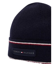 TOMMY HILFIGER CORP LAMBS Wool hat blue - Hats - 3
