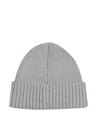 TOMMY HILFIGER MONOTYPE BEANIE Cotton and wool hat grey - Hats - 2
