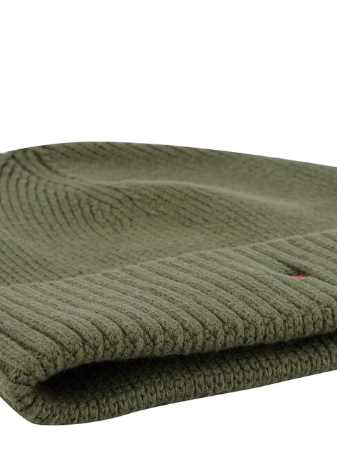 TH FLAG Cotton beanie hat with cuff green - Hats