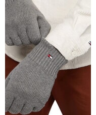 TOMMY HILFIGER ESSENTIAL FLAG Gloves grey - Gloves - 2