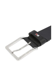 TOMMY HILFIGER OLIVER Leather belt black - Belts - 3