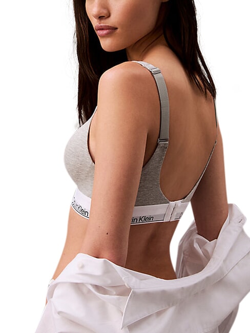 CK Lightly padded bra grey - Women's Underwear