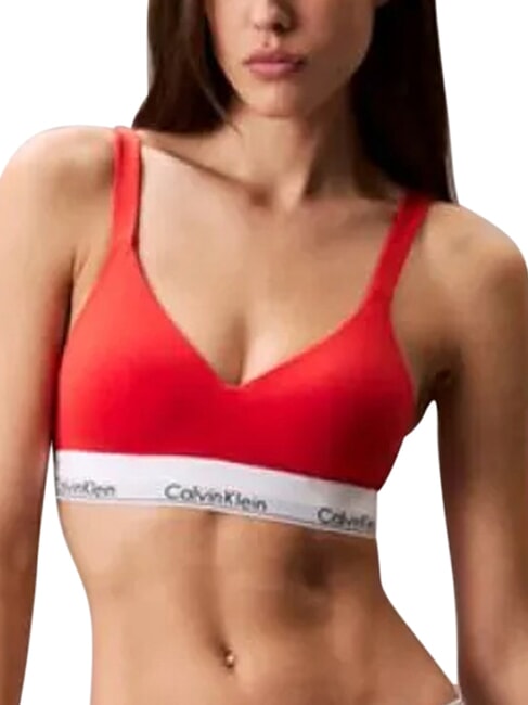 CK Lightly padded bra red - Women's Underwear