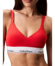 CALVIN KLEIN CK Lightly padded bra red - Women's Underwear - 4