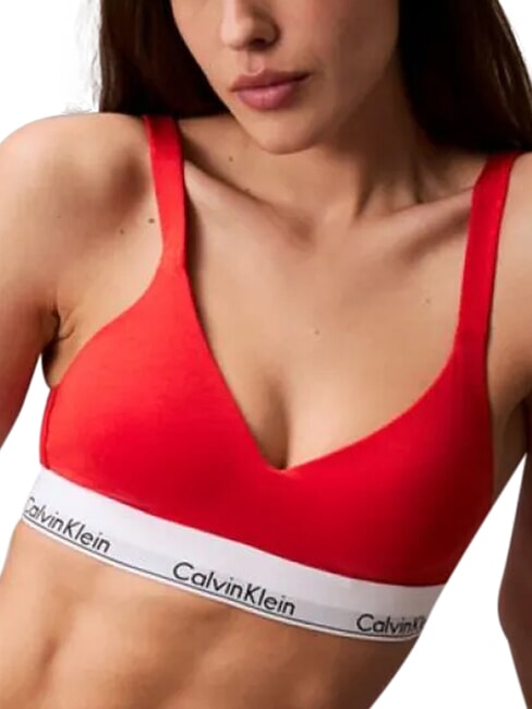 CK Lightly padded bra red - Women's Underwear