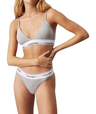 CALVIN KLEIN CK Stretch cotton bralette bra grey - Women's Underwear - 3
