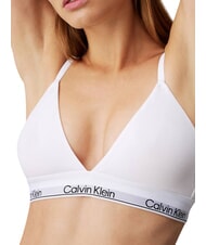 CALVIN KLEIN CK Stretch cotton bralette bra white - Women's Underwear - 3