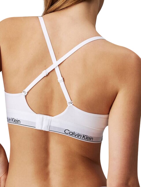 CK Stretch cotton bralette bra white - Women's Underwear