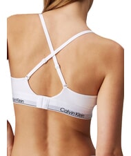 CALVIN KLEIN CK Stretch cotton bralette bra white - Women's Underwear - 4