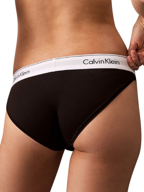 MODERN COTTON  Slip black - Women's briefs