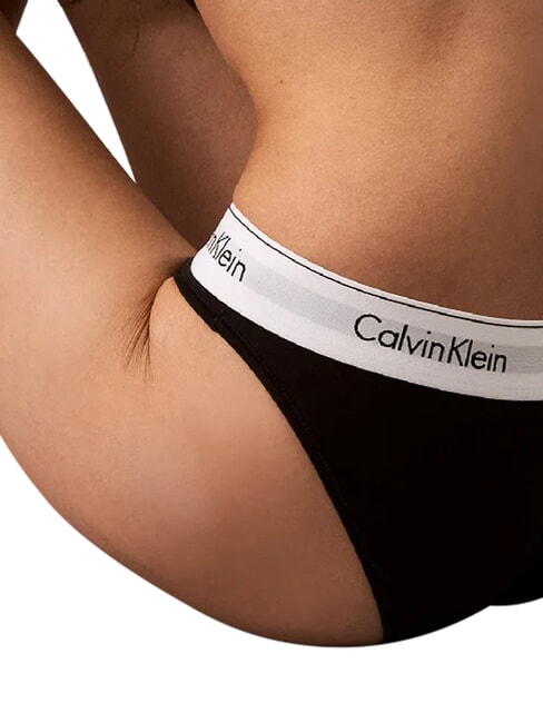 MODERN COTTON  Slip black - Women's briefs