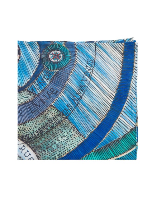 PLANETARIUM  Silk scarf aquamarines - Scarves