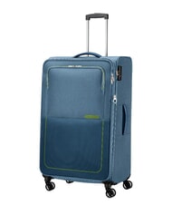 AMERICAN TOURISTER AIR WAVE Medium Trolley, Expandable coronet blue/lime - Semi-rigid Trolley Cases - 3