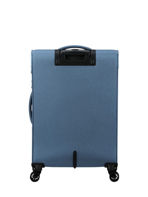 AIR WAVE Medium Trolley, Expandable coronet blue/lime - Semi-rigid Trolley Cases