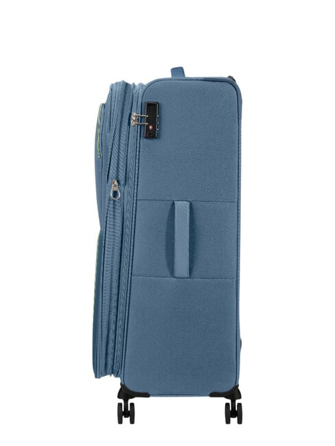 AIR WAVE Cabin + Medium + Large Trolley Set  coronet blue/lime - Trolley Set