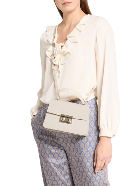 BELLA Small leather bag st andromeda pearl - Women&rsquo;s Bags