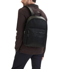 TOMMY HILFIGER TH WOVEN 14" laptop backpack black - Laptop backpacks - 4