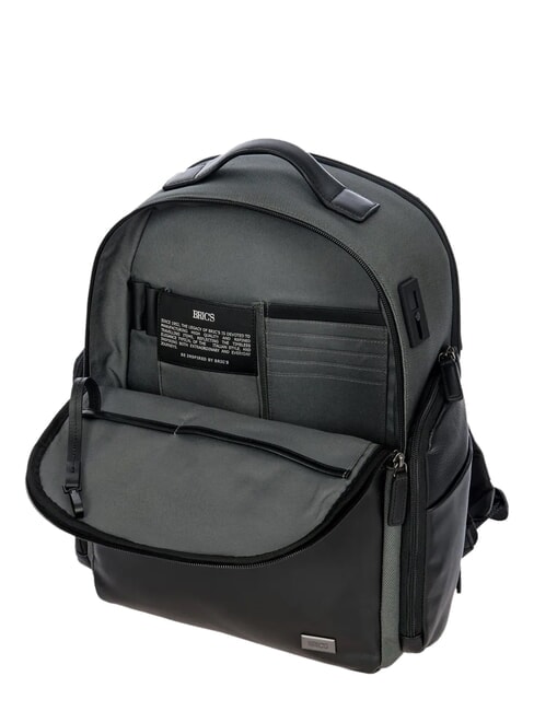 BRIC&rsquo;S backpack MONZA, 15&rdquo; PC case grey/black - Laptop backpacks