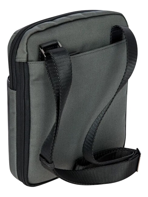 MONZA Expandable tablet bag grey/black - Over-the-shoulder Bags for Men