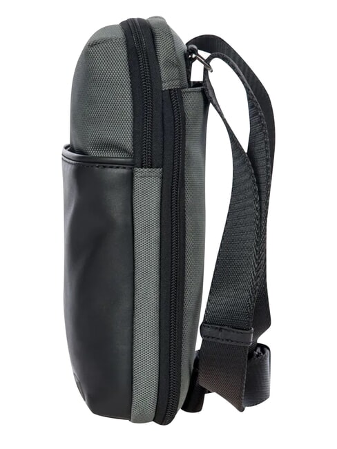 MONZA Expandable tablet bag grey/black - Over-the-shoulder Bags for Men