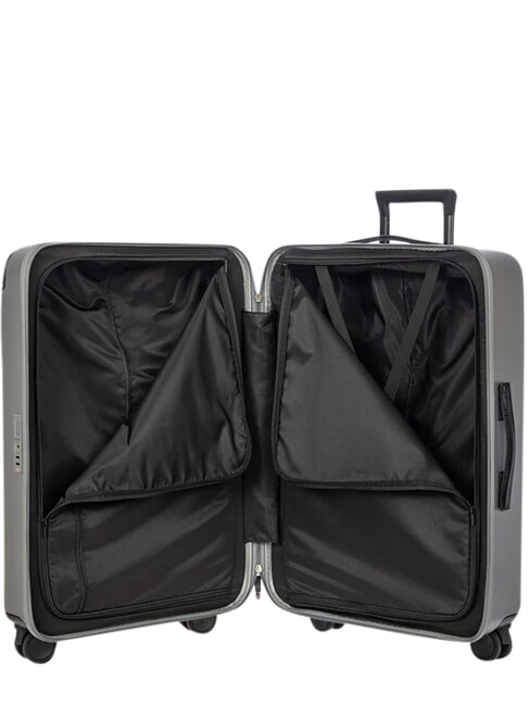 AMALFI Medium size trolley silver/black - Rigid Trolley Cases