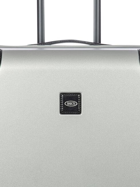 AMALFI Medium size trolley silver/black - Rigid Trolley Cases