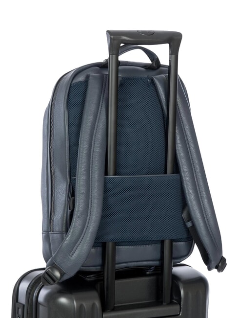 TORINO 13 "laptop backpack, in leather navy - Laptop backpacks