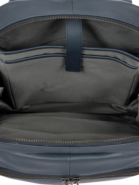 TORINO 13 "laptop backpack, in leather navy - Laptop backpacks