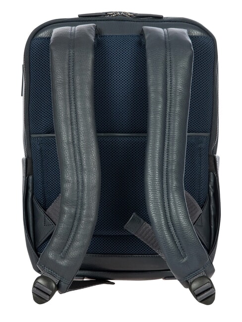 TORINO 14" laptop backpack, in leather navy - Laptop backpacks