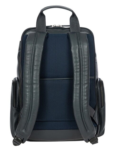 TORINO 15" laptop backpack, in leather navy - Laptop backpacks