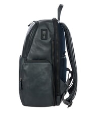 BRIC&rsquo;S TORINO 15" laptop backpack, in leather navy - Laptop backpacks - 4