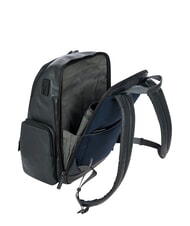 BRIC&rsquo;S TORINO 15" laptop backpack, in leather navy - Laptop backpacks - 5