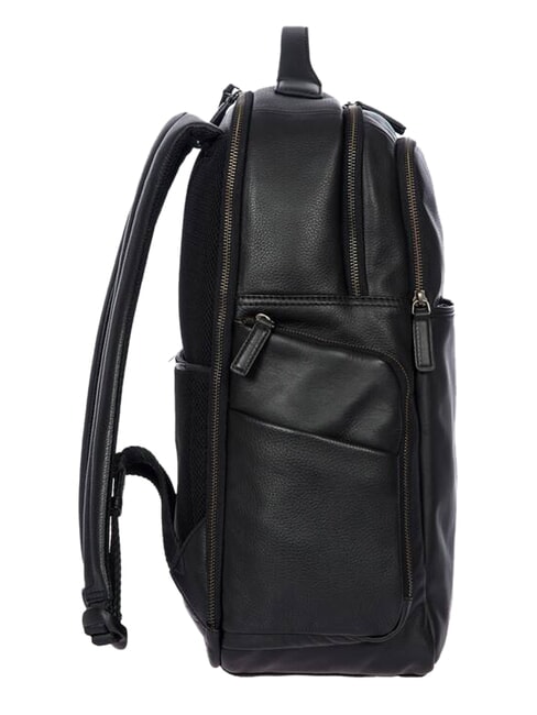TORINO 15.6" Laptop Backpack in Leather Black - Laptop backpacks