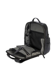 BRIC&rsquo;S TORINO 15.6" Laptop Backpack in Leather Black - Laptop backpacks - 4
