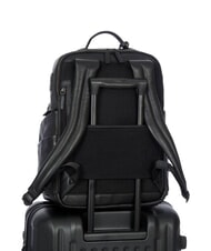BRIC&rsquo;S TORINO 15.6" Laptop Backpack in Leather Black - Laptop backpacks - 6