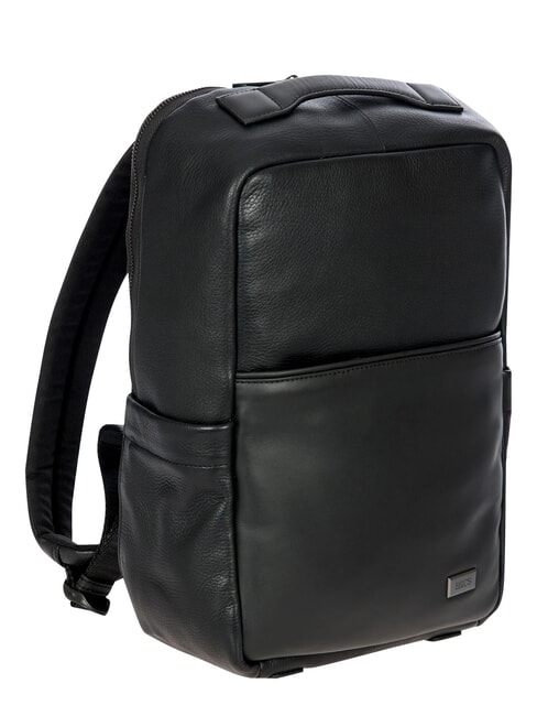 TORINO 14" laptop backpack, in leather Black - Laptop backpacks