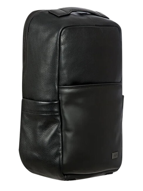 TORINO 14" laptop backpack, in leather Black - Laptop backpacks