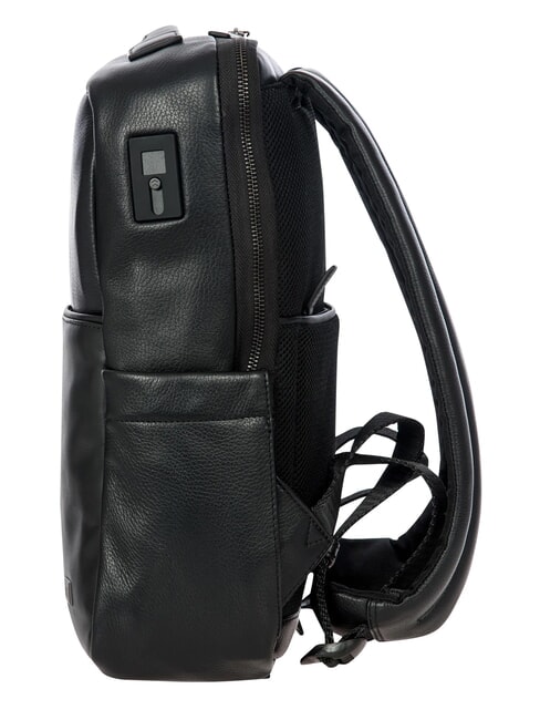 TORINO 14" laptop backpack, in leather Black - Laptop backpacks