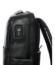 BRIC&rsquo;S TORINO 14" laptop backpack, in leather Black - Laptop backpacks - 7