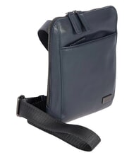 BRIC&rsquo;S TORINO Flat leather bag navy - Over-the-shoulder Bags for Men - 2