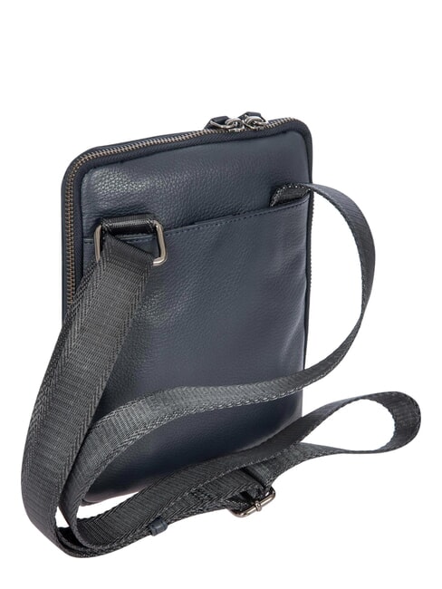 TORINO Flat leather bag navy - Over-the-shoulder Bags for Men