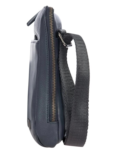 TORINO Flat leather bag navy - Over-the-shoulder Bags for Men
