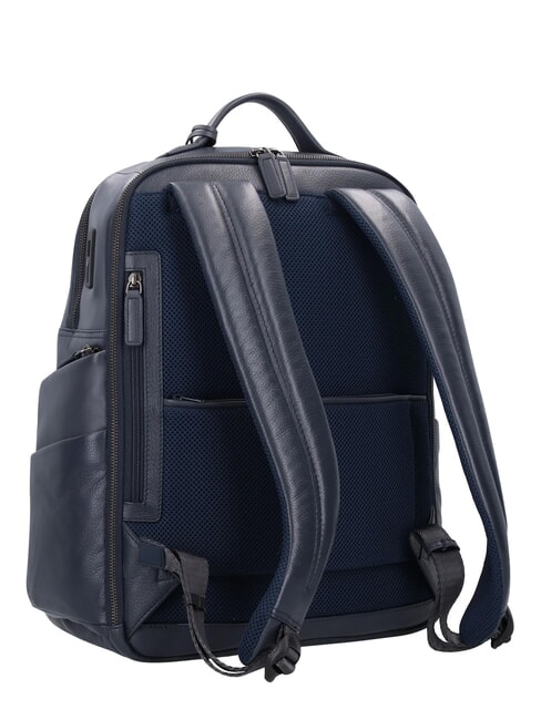 TORINO 15.6" Laptop Backpack in Leather navy - Laptop backpacks