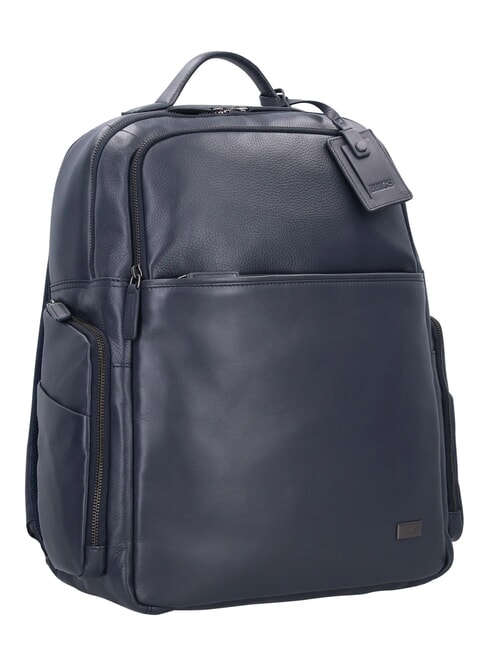 TORINO 15.6" Laptop Backpack in Leather navy - Laptop backpacks