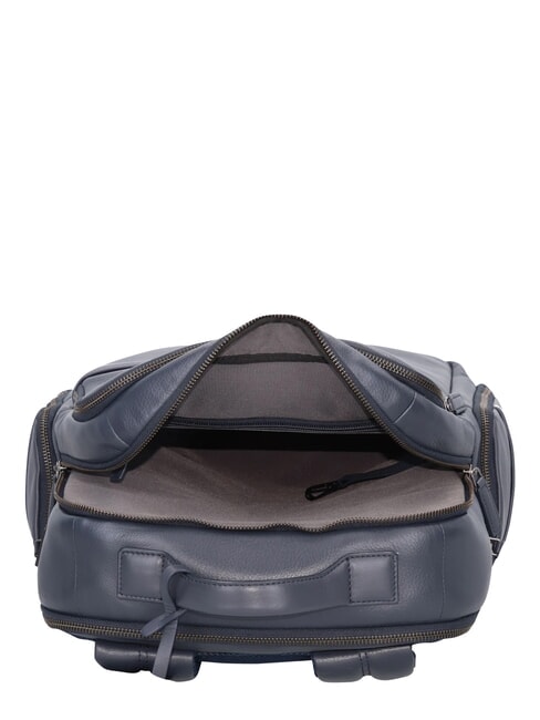 TORINO 15.6" Laptop Backpack in Leather navy - Laptop backpacks