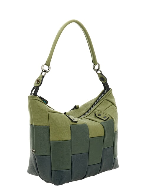 G3 PLUS L Convertible shopping bag, in leather parsley/olive greens/fir - Women&rsquo;s Bags