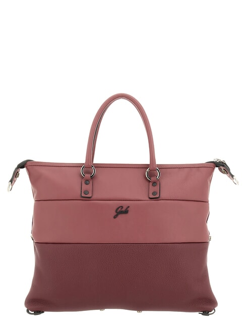 G3 PLUS L Convertible shopping bag, in leather Chianti - Women&rsquo;s Bags