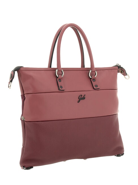 G3 PLUS L Convertible shopping bag, in leather Chianti - Women&rsquo;s Bags
