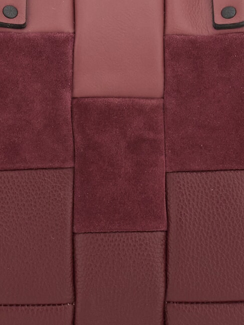 G3 PLUS L Convertible shopping bag, in leather Chianti - Women&rsquo;s Bags