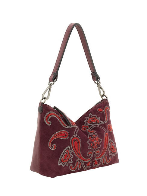 FILIPPA M Shoulder bag, with shoulder strap, in leather Chianti - Women&rsquo;s Bags